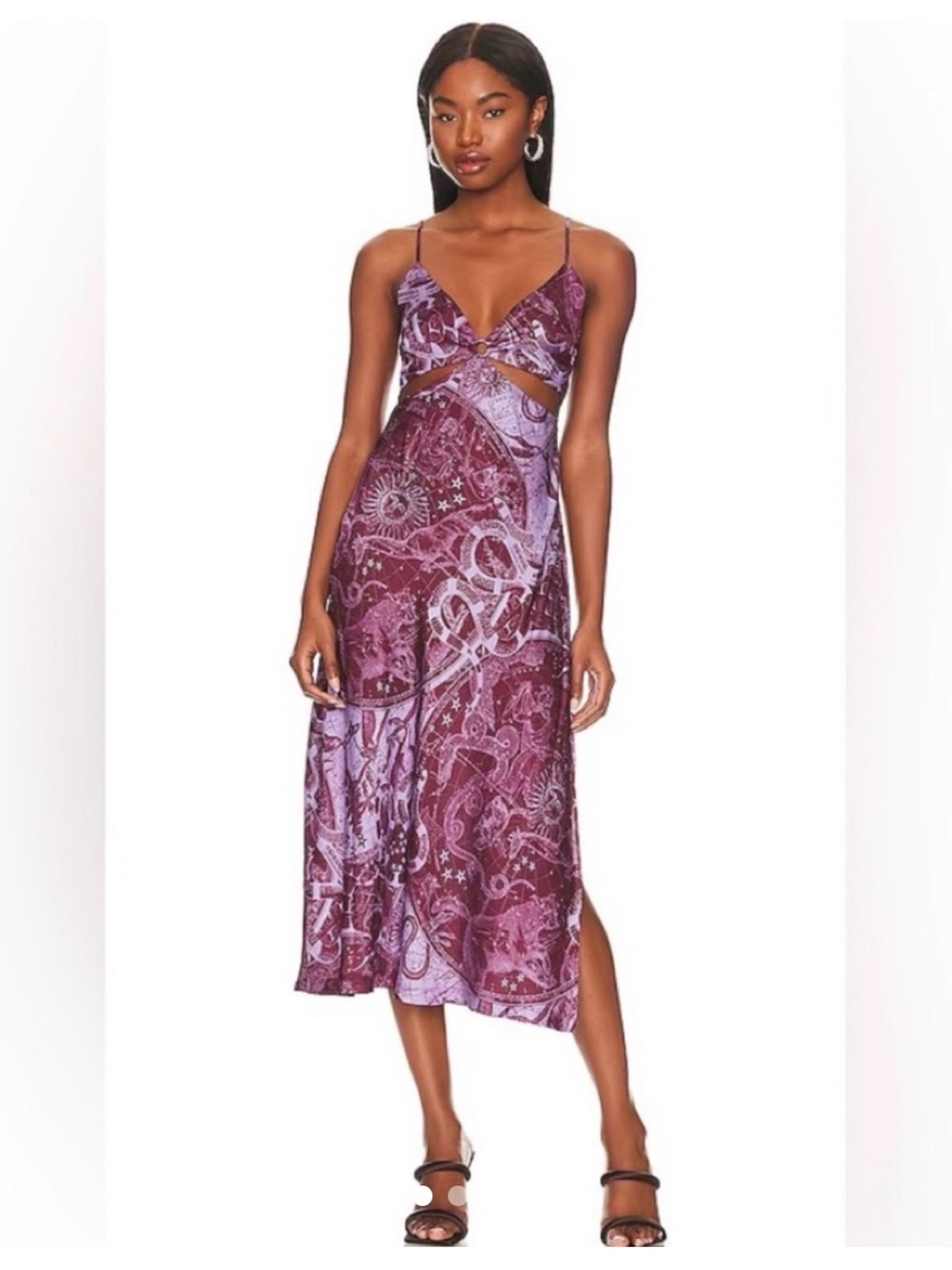 Simkhai Eliza Cutout Midi Dress